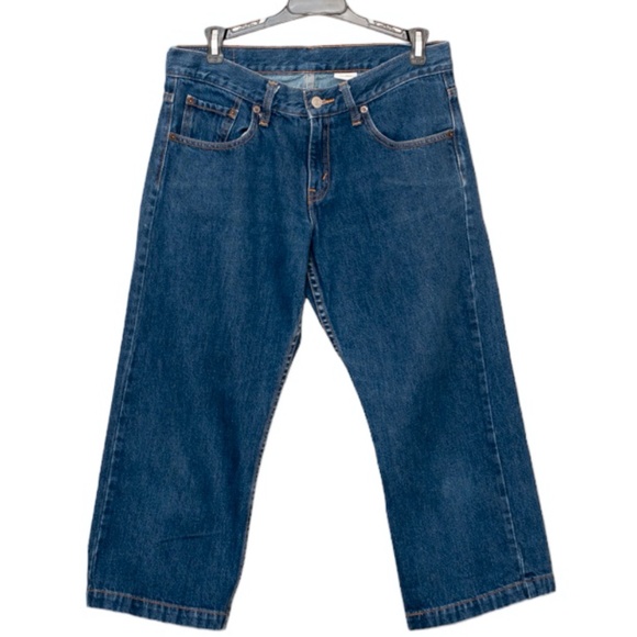 Levi's 307 Capris denim Jeans Size 7 - Picture 3 of 7